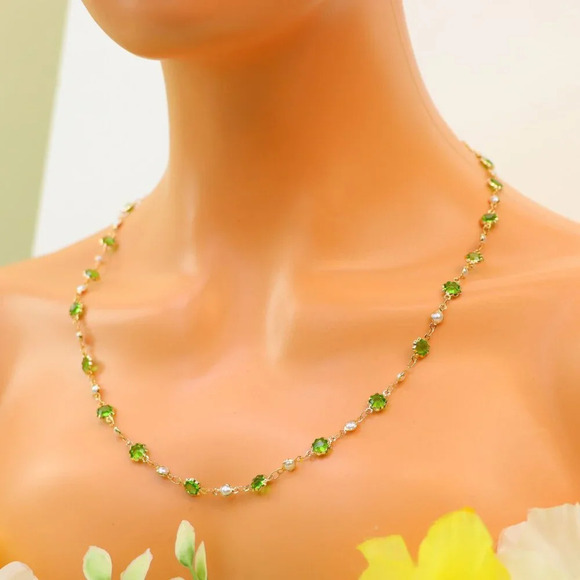 Minimalist Necklace, Sleek & Modern Design, Women’s Fashion, YC110473-N - Picture 7 of 10